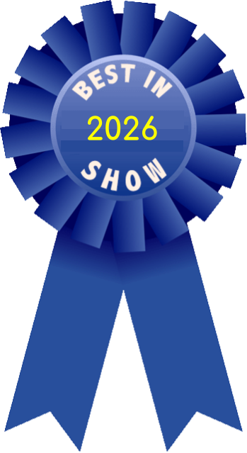 Our Lady of Thorns is a winner of the 2026 Spring Thing Best In Show ribbon.